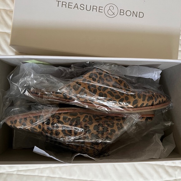 Treasure & Bond Rainey Leopard Print Mule Size 8 - Picture 7 of 13
